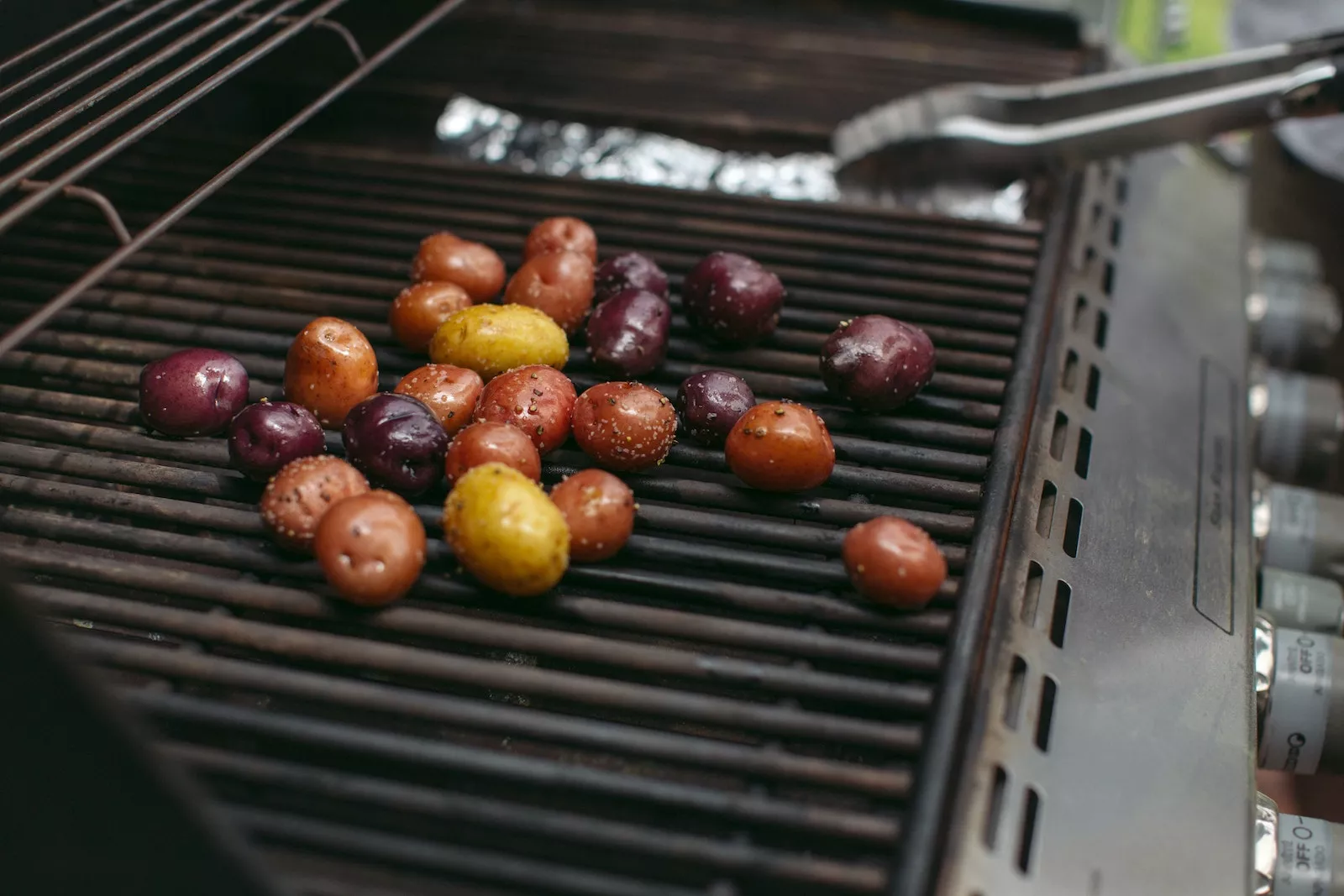 Little Potatoes on the grill.