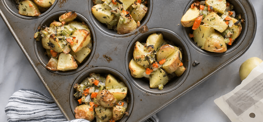 Muffin Tin Christmas Potatoes - My Kitchen Love