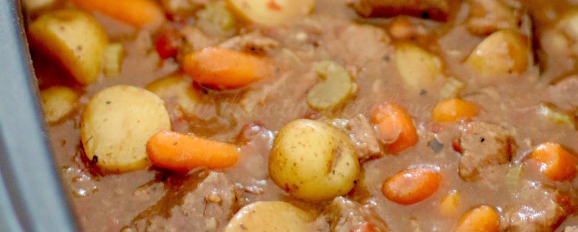 Slow Cooker Chunky Beef and Potato Stew