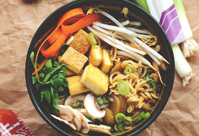 Ramen with Little Potatoes.