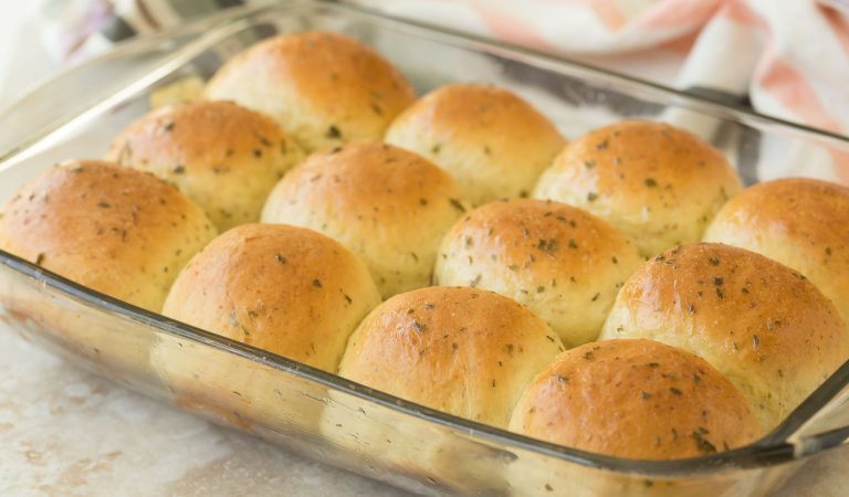 Garlic Herb Potato Rolls