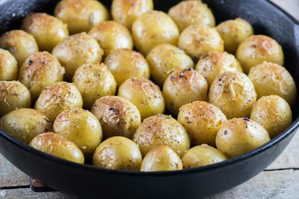 Roasted Mini Potatoes – A Couple Cooks