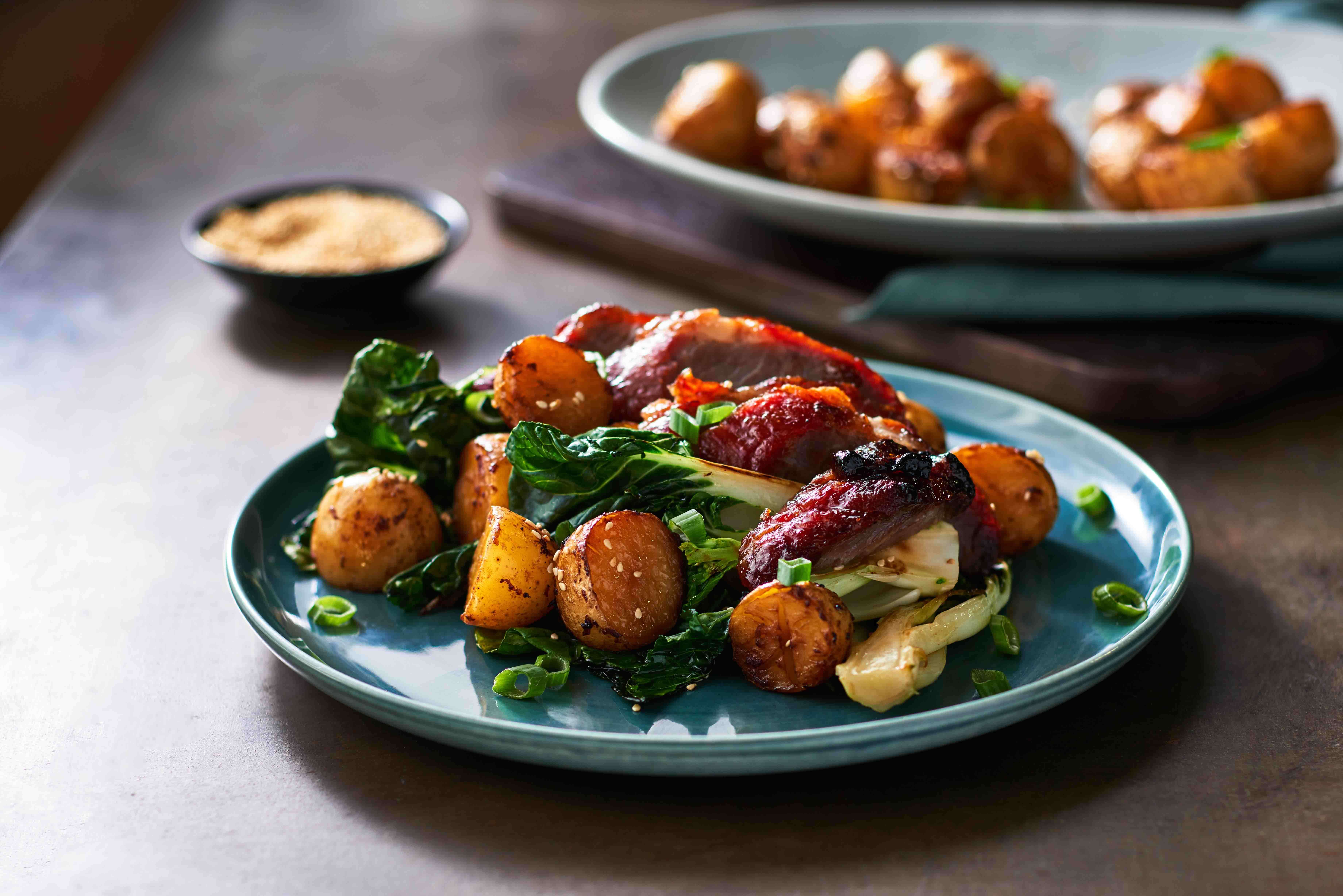 Michael’s Sesame Teriyaki Little Potatoes