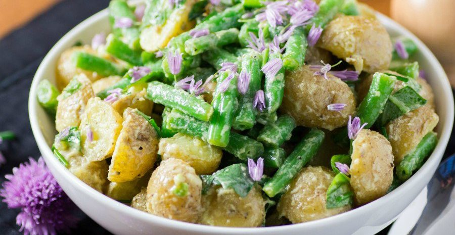Green bean and gold potato salad.