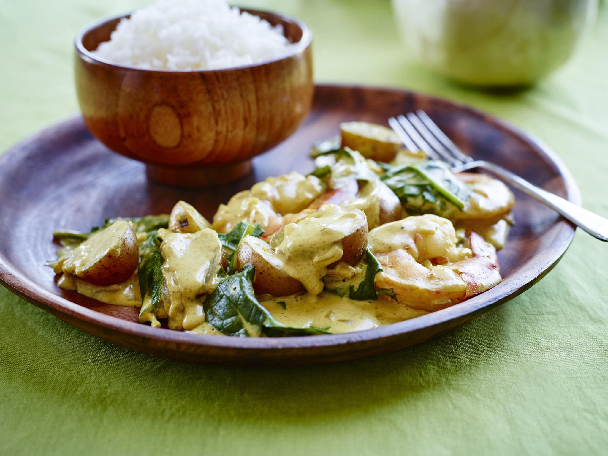 Prawn Curry with Little Potatoes