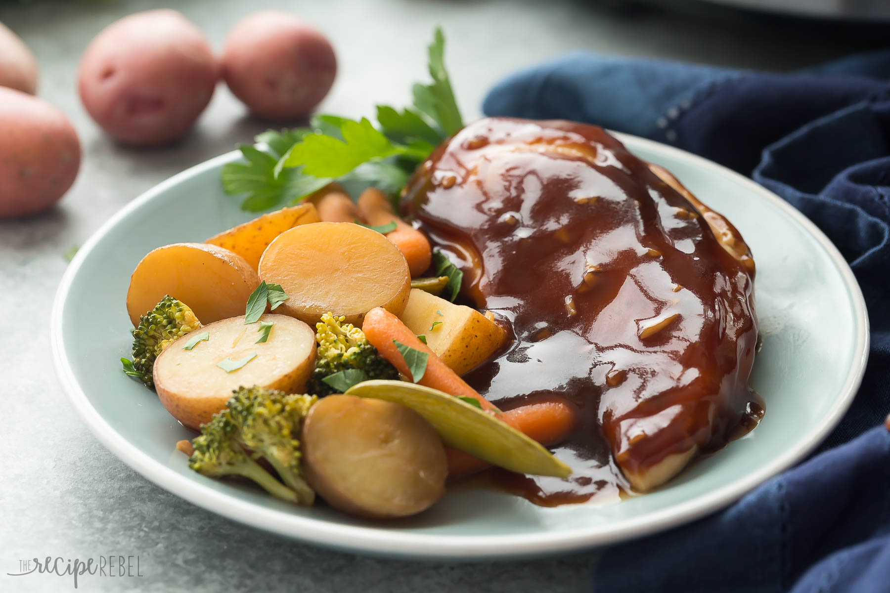 Honey garlic chicken 
