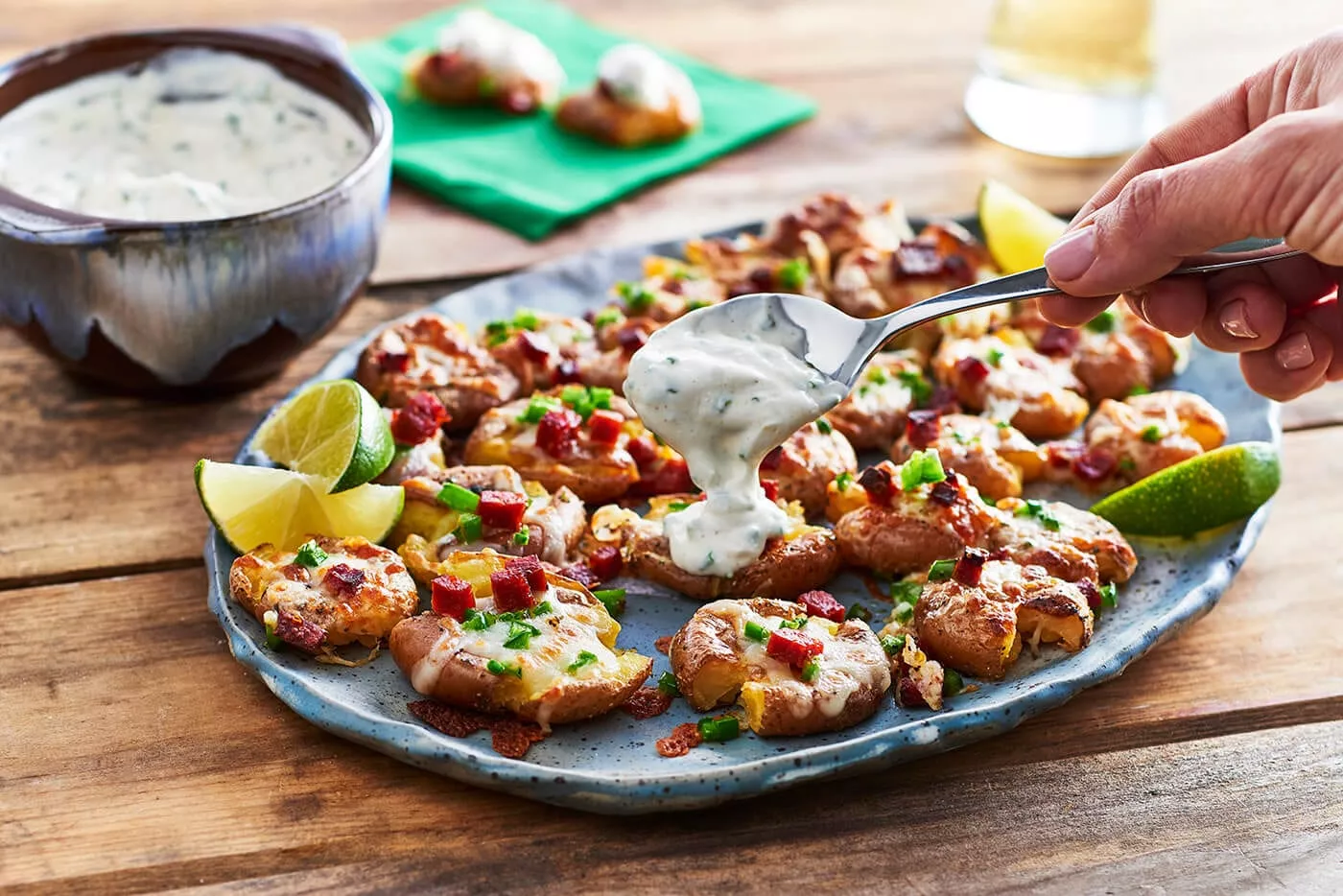 Spicy Smashed Potatoes | The Little Potato Company