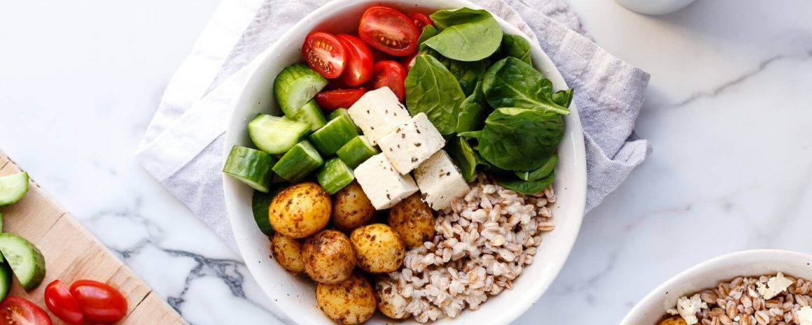 Vegan mediterranean bowls