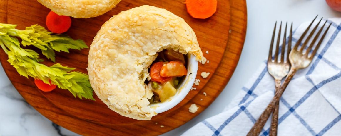 Some cute and delicious looking vegan pot pies.