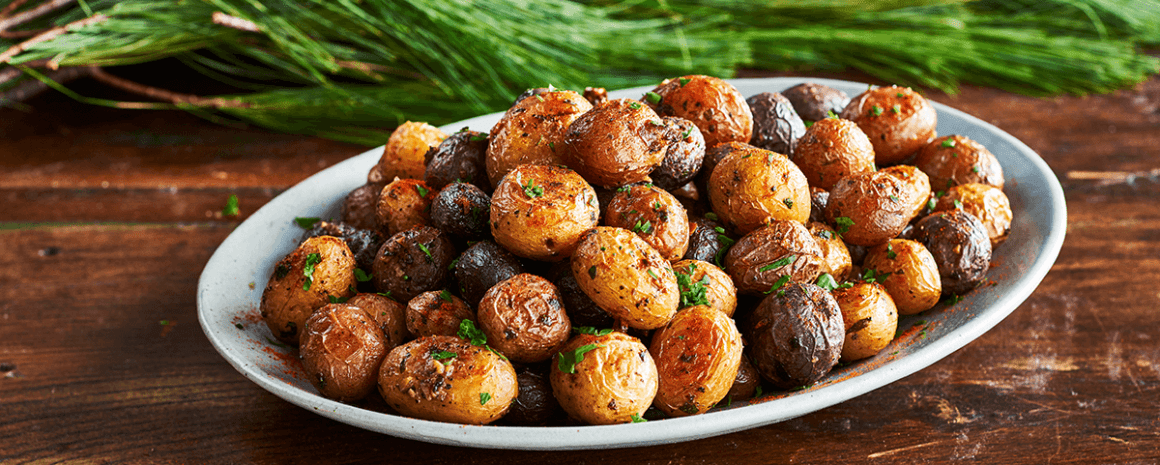 A giant platter of roasted Little Trios™.