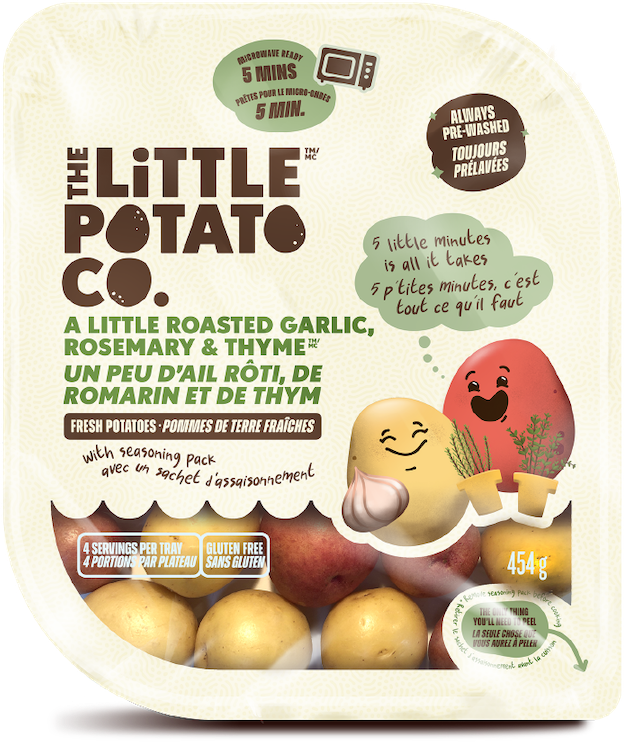 A Little Roasted Garlic, Rosemary & Thyme | The Little Potato Company