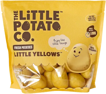 Packaged Little Yellows for US market from The Little Potato Company