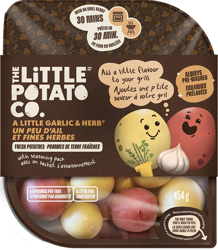 A package of Oven or Grill Ready Little Potatoes.