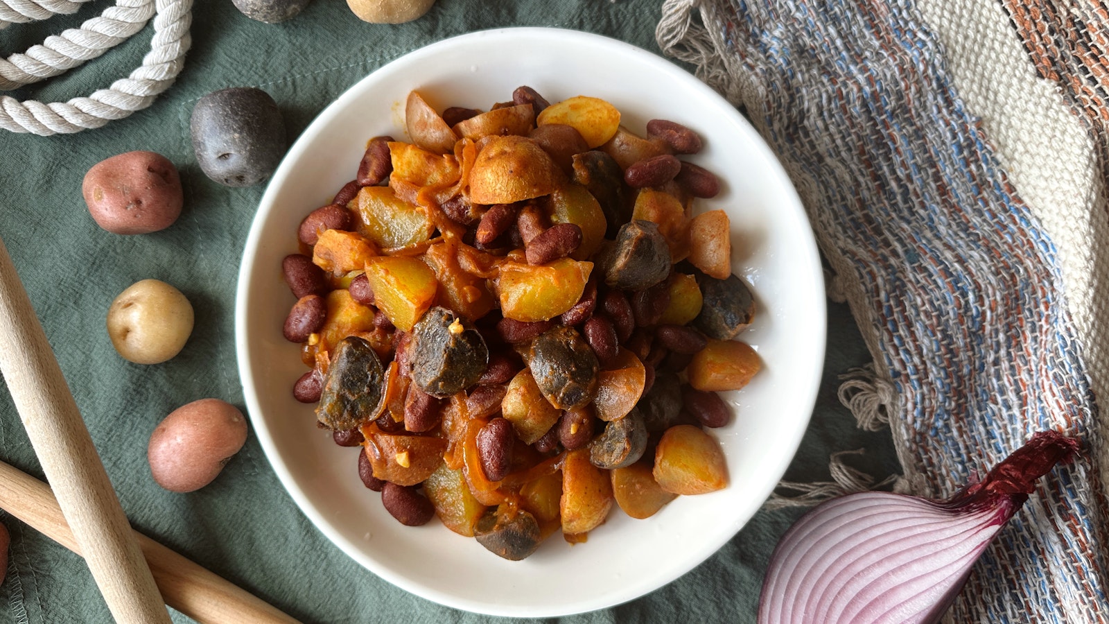 Red Bean Stew (Imvange) | The Little Potato Company