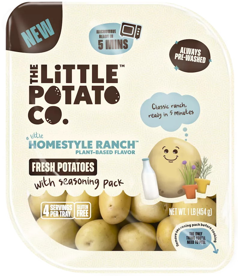 A package of our A Little Homestyle Ranch™ Microwave Ready Little Potatoes.